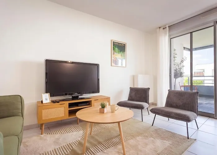 Appartement T3 Universites & Hospitals - Havre De Paix Pres - Parking - Terrasse *