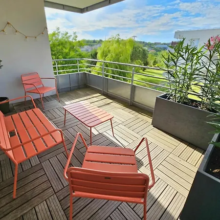 T3 Universites & Hospitals - Havre De Paix Pres - Parking - Terrasse Apartment *