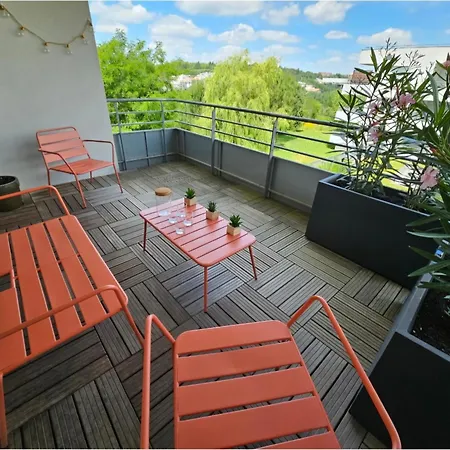 Apartment T3 Universites & Hospitals - Havre De Paix Pres - Parking - Terrasse *