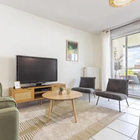 T3 Universites & Hospitals - Havre De Paix Pres - Parking - Terrasse Апартаменты