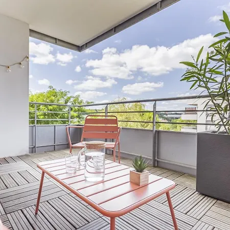 T3 Universites & Hospitals - Havre De Paix Pres - Parking - Terrasse Apartment *