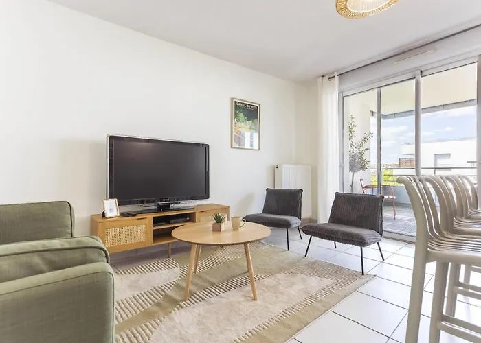 T3 Universites & Hospitals - Havre De Paix Pres - Parking - Terrasse Apartament